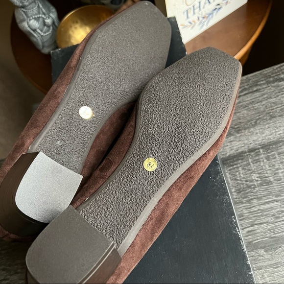 Amalfi by Rangoni Lucrezia Brown Suede Flats US8.5 Retail $275 - Picture 9 of 14